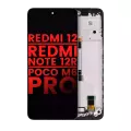 LCD Assembly With Frame Compatible For Xiaomi Redmi 12 / Redmi Note 12R  / Poco M6 Pro (Aftermarket Plus) (All Colors)