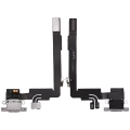 Charging Port Flex Cable Compatible For iPhone 16 Pro Max (Premium) (White Titanium)