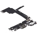 Charging Port Flex Cable Compatible For iPhone 15 Pro Max (Aftermarket Plus) (Natural Titanium)