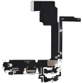 Charging Port Flex Cable Compatible For iPhone 15 Pro Max (Aftermarket Plus) (White Titanium)