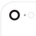 Back Camera Lens With Adhesive (Glass Only) Compatible For iPhone 7 / 8 / SE (2020) / SE (2022) (All Colors) (10 Pack) (Real Sapphire / Premium)