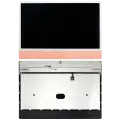 Complete LCD Display Assembly For iMac 24" A2874 / A2873 (2023) / A2438 (2021)  (LG204A-215 LM235UH1 SDD1) (Used OEM Pull: Grade A) （Small Camera hole）(Orange)