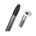 Kraftform Micro Precision Tamper-proof Torx screwdriver TX9 X 60 MM (2067) (Wera) 