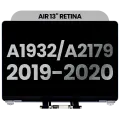Complete LCD Display Assembly For MacBook Air 13" A1932 (2019) / A2179 (2020) (Used OEM Pull: Grade B) (Space Gray)