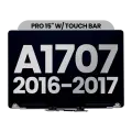 Complete LCD Display Assembly For MacBook Pro 15" A1707 (2016-2017) (Used OEM Pull: Grade A) (Space Gray)