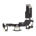 Charging Port Flex Cable Compatible For iPhone 15 (Premium) (Black)