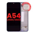 OLED Assembly With Frame Compatible For Samsung Galaxy A54 5G (A546 / 2023) (US & International Version) (Aftermarket Plus) (Violet)