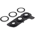 Back Camera Lens With Cover Bezel Ring Compatible For Samsung Galaxy S25 5G (Silver Shadow)