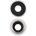 Back Camera Lens With Bracket & Bezel Compatible For iPhone 16e (White) (Premium)