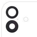 Back Camera Lens With Bracket & Bezel For iPhone 17 (Premium) (Black)