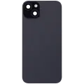 Back Glass w/ MagSafe Magnet & NFC & Flashlight Flex For iPhone 15 Plus (Quality - OEM Pull C) (Black)