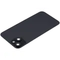 Back Glass w/ MagSafe Magnet & NFC & Flashlight Flex For iPhone 15 Plus (Quality - OEM Pull C) (Black)