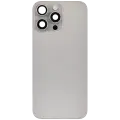 Back Glass w/ MagSafe Magnet & NFC & Flashlight Flex For iPhone 16 Pro Max (Quality - OEM Pull C) (Natural Titanium)