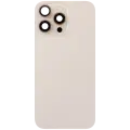 Back Glass w/ MagSafe Magnet & NFC & Flashlight Flex For iPhone 16 Pro Max (Quality - OEM Pull C) (Desert Titanium)