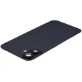 Back Glass w/ MagSafe Magnet & NFC & Flashlight Flex For iPhone 16 Plus (Quality - OEM Pull C) (Black)