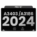 Complete LCD Display Assembly MacBook Pro 16" (A3403 / A3186 Late 2024) (Used OEM Pull: Grade A) (Space Black)