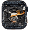 Housing Assembly Compatible For Watch Series 8 (45MM) (Aluminum/Midnight) (GPS Version)