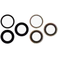 Back Camera Lens (Glass Only) With Adhesive For iphone 17 Pro / 17 Pro Max (3 piece set) (Real Sapphire) (Premium)