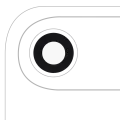 Back Camera Lens (Glass Only) With Adhesive For iPhone Air (Aftermarket Plus)