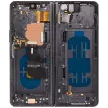 Inner OLED Assembly With Frame For Samsung Galaxy Z Fold 4 5G (US & International) (Used OEM Pull: Grade B/C) (Phantom Black)