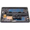 Inner OLED Assembly With Frame For Samsung Galaxy Z Fold 4 5G (US & International) (Used OEM Pull: Grade B/C) (Phantom Black)