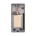 OLED Assembly With Frame For Samsung Galaxy S25 Ultra 5G (Used OEM Pull Grade A) (US & International Version) (Titanium Gray) 