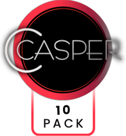Casper Snap Tempered Glass Compatible For iPhone 12 / 12 Pro (10 Pack) (AR Clear)