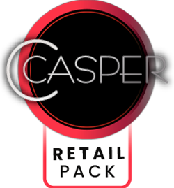 Casper Snap Tempered Glass Compatible For iPhone 12 / 12 Pro (Retail Pack) (AR Clear)